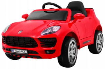 RAMIZ Turbo-S automobil na baterije za djecu crveni SUV + vrata s daljinskim upravljačem za otvaranje
