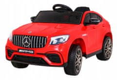 Bmw Mercedes Benz GLC63S dječji crveni SUV + sigurnosni pojasevi s daljinskim upravljanjem