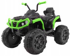 RAMIZ 2.4GHz punjivi ATV Quad za djecu crno-zeleni + daljinski upravljač + EVA kotači