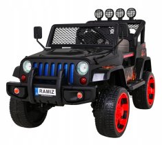 RAMIZ Raptor Drifter Flames terenski automobil + daljinski upravljač + 4x4 pogon + MP3 memorija