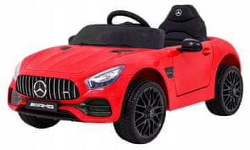 RAMIZ Mercedes Benz GT dječja kolica na baterije crvena + daljinski upravljač + spori start