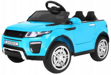 RAMIZ Električni automobil Rapid Racer za djecu - plavi SUV + sjedalo na daljinsko upravljanje