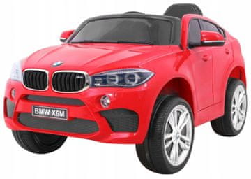 RAMIZ BMW X6M električni automobil za djecu - crveni SUV + vrata na daljinsko upravljanje