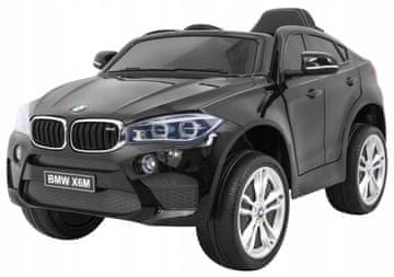 RAMIZ BMW X6M električni automobil za djecu - crni SUV + vrata s daljinskim upravljanjem