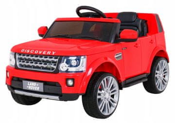 RAMIZ Land Rover Discovery električni automobil za djecu, crveni SUV + daljinski upravljač