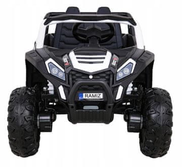 RAMIZ Buggy UTV 2000M trkaći automobil na baterije bijeli + MP3 zvukovi svjetla AUX