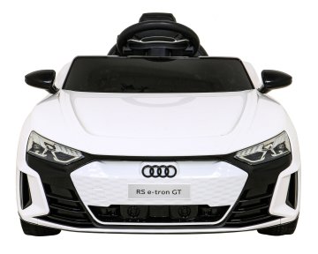 RAMIZ Audi RS E-Tron GT na baterije bijela boja + daljinski upravljač + 4x4 pogon + MP3 radio + LED