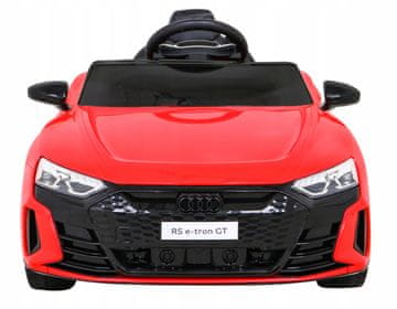 RAMIZ Audi RS E-Tron GT na baterije crveni + daljinski upravljač + 4x4 pogon + MP3 radio