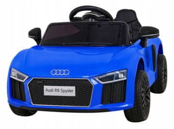 RAMIZ Audi R8 Dječji autosjedalica na baterije plava + daljinski upravljač + EVA + spori start