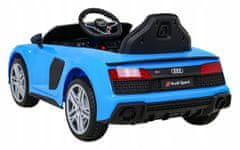 Audi R8 LIFT automobil na baterije, plavi + daljinski upravljač + EVA kotači + MP3