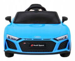 Audi R8 LIFT automobil na baterije, plavi + daljinski upravljač + EVA kotači + MP3