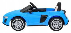 Audi R8 LIFT automobil na baterije, plavi + daljinski upravljač + EVA kotači + MP3