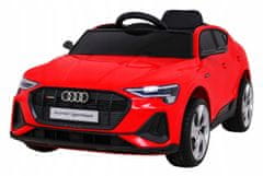 Audi E-Tron Sportback za djecu crveni + daljinski upravljač + 4x4 pogon + spori start