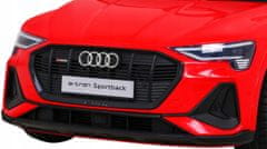Audi E-Tron Sportback za djecu crveni + daljinski upravljač + 4x4 pogon + spori start