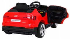 Audi E-Tron Sportback za djecu crveni + daljinski upravljač + 4x4 pogon + spori start