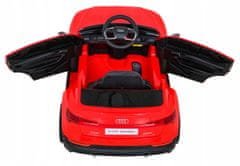 Audi E-Tron Sportback za djecu crveni + daljinski upravljač + 4x4 pogon + spori start