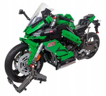 RAMIZ Tehnički set kockica Sport Motocikl Zeleni 2304 komada.