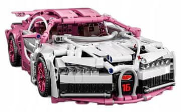 RAMIZ Set kocaka ružičastih sportskih automobila, 1132 komada.