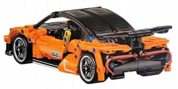 Set sportskih automobila, 491 komada, narančaste boje
