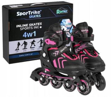 SporTrike Set 4-u-1 rolada za djecu, veličina 39-43, roza