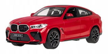 Rastar BMW X6 M crveni model 1:14 Automobil na daljinsko upravljanje + 2,4 GHz daljinski upravljač