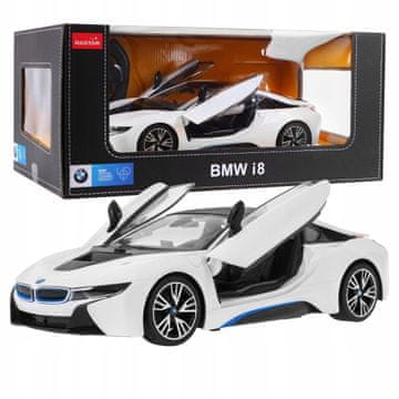 Rastar BMW i8 1:14 Automobil na daljinsko upravljanje 2,4 GHz bijela (LED)