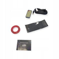 LED matrična pikselna ploča 17 cm x 7 cm daljinski upravljana