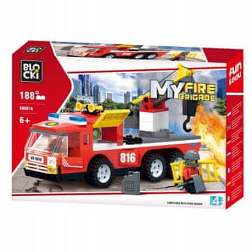 Blocki - MyFireBrigade Vatrogasno vozilo s vučnom kukom Vatrogasno