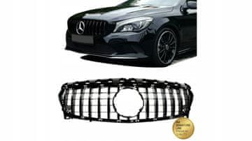 Maska Mercedes-Benz CLA C117, X117 Facelift GT sjajno crna