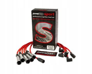 PowerTEC kablovi za paljenje AUDI 90 100 200 A6 COUPE VW T4 83-95 crveni