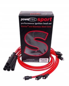 PowerTEC Kabeli za paljenje JAGUAR DAIMLER XJS 5.3L V12 88-94 Crveni