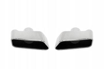 Vrh prigušivača 180x80mm ulaz 60mm BMW 525 polirani set