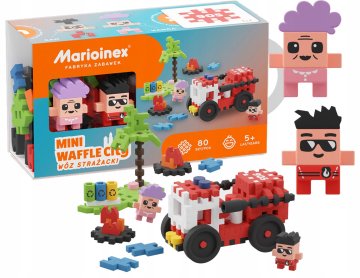 MARIOINEX MINI WAFFLE BLOCKS Vatrogasno vozilo 80 EL