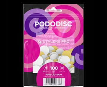 STALEKS Pododisc premazi bijeli mekani premaz M granulacija 100 50 kom