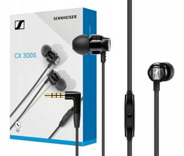 Sennheiser CX 300S, crne Žičane slušalice u uhu
