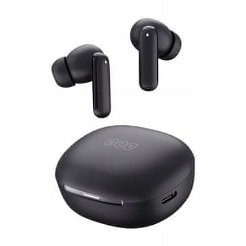 QCY MeloBuds HT16 ANC bežične Bluetooth slušalice IPX4 CRNE