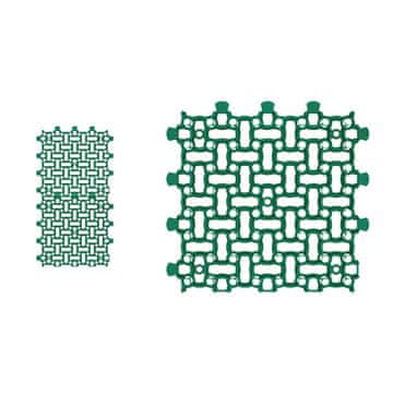 2-dijelna saćasta rešetka 50 x 50 cm 0,50 m² za zelene šljunčane travnjake
