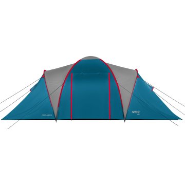 NILS CAMP Šator za kampiranje plavo-svijetlosivi NC6431 HIGHLAND IV