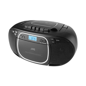 JVC Boombox RC-E451B Bluetooth 5.0 CD USB FM kaseta 2×1.6 W
