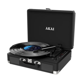 Akai gramofon ATT-18BT Bluetooth 5.3 ulaz/izlaz USB AUX RCA 3 brzine