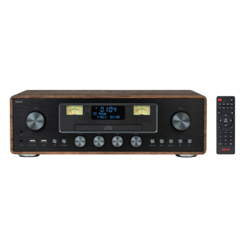 Akai AM-100 RHAPSODY 30W RMS Bluetooth 5.0 DAB+ CD USB Qi drvo