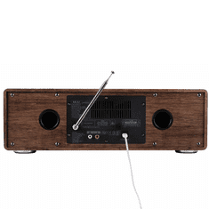 Akai AM-100 RHAPSODY 30W RMS Bluetooth 5.0 DAB+ CD USB Qi drvo