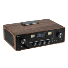 Akai AM-100 RHAPSODY 30W RMS Bluetooth 5.0 DAB+ CD USB Qi drvo