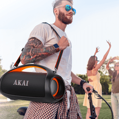 Akai BT zvučnik WaveStormer 110W RMS Bluetooth 5.3 IPX6 USB Multi Link