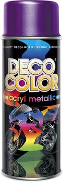 DECO COLOR METALLIC metalik akrilni lak LJUBIČASTI sprej 400 ml