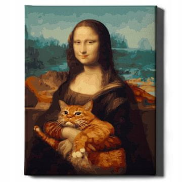 SLIKARENJE PO BROJEVIMA Mona Lisa Slikanje po brojevima 50x40 Oh Art