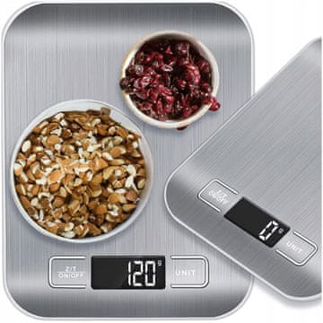 PRECIZNA KUHINJSKA VAGA ZA KUĆNE ZLATARE ELEKTRONSKI LCD TEŽINA DO 5 KG