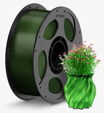 ANYCUBIC Filament PETG prozirno maslinasto zelene boje 1kg