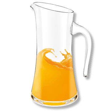 Wilmax stakleni vrč 1500 ml | stakleni vrč za vodu | vrč za vodu | stakleni vrč za vodu | karafa za vino | vrč za vodu | vrč za čaj | poklon kutija | prozirni, 1 komad