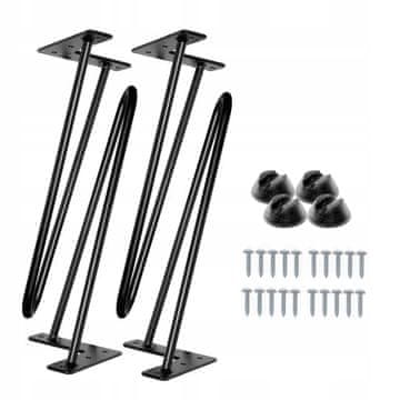 Metalne NOGE za stolove, stoliće za kavu, DIY noge za ukosnice promjera 41 cm 10